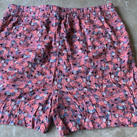 Free People Layla High Waist Tie Belt Flowy Boho Floral‎ Print Shorts M - Picture 11 of 14